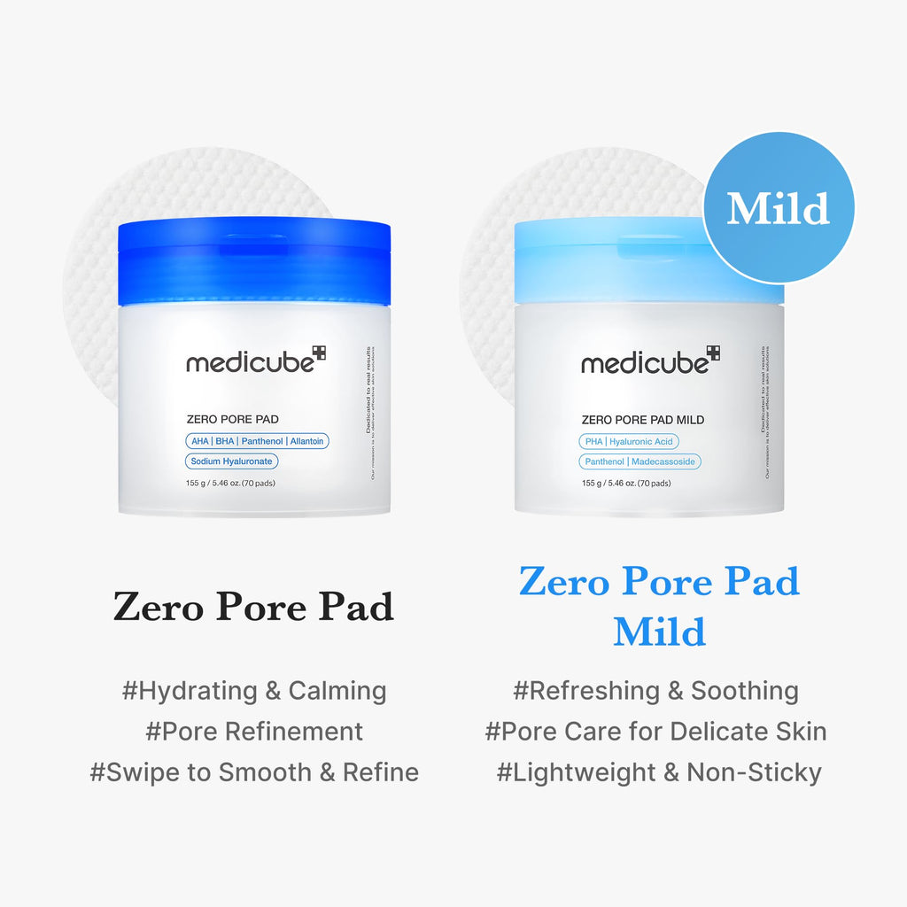 medicube Toner Pads Zero Pore Pad 2.0 for Exfoliation and Pore Care Jansha Store