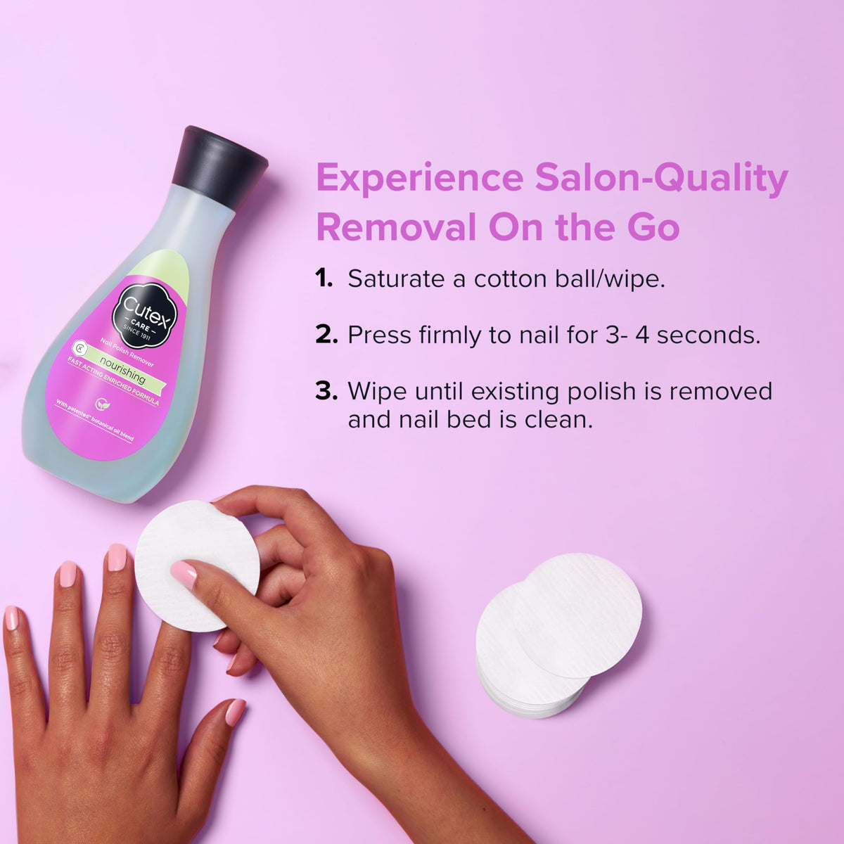 Cutex Nail Polish Remover, Strength Shield, Leaves Nails Looking Healthy, Contains Vitamins E, B5 & Hydrolyzed Silk, 6.76 Fl Oz Jansha Store