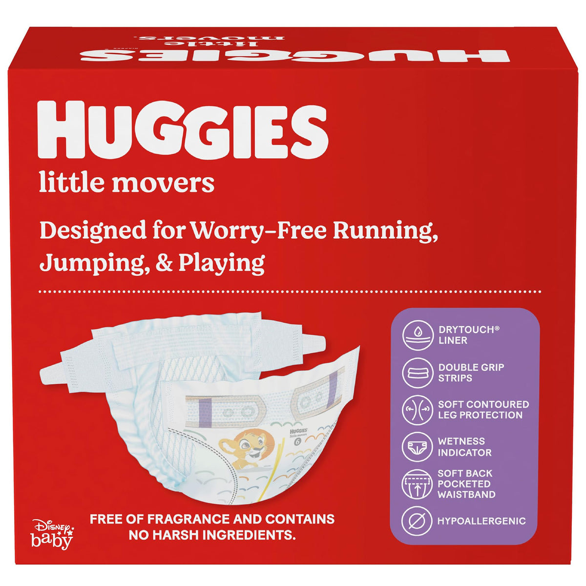 Huggies Little Movers Diapers Size 6, 108 Count (2 Packs of 54) Jansha Store