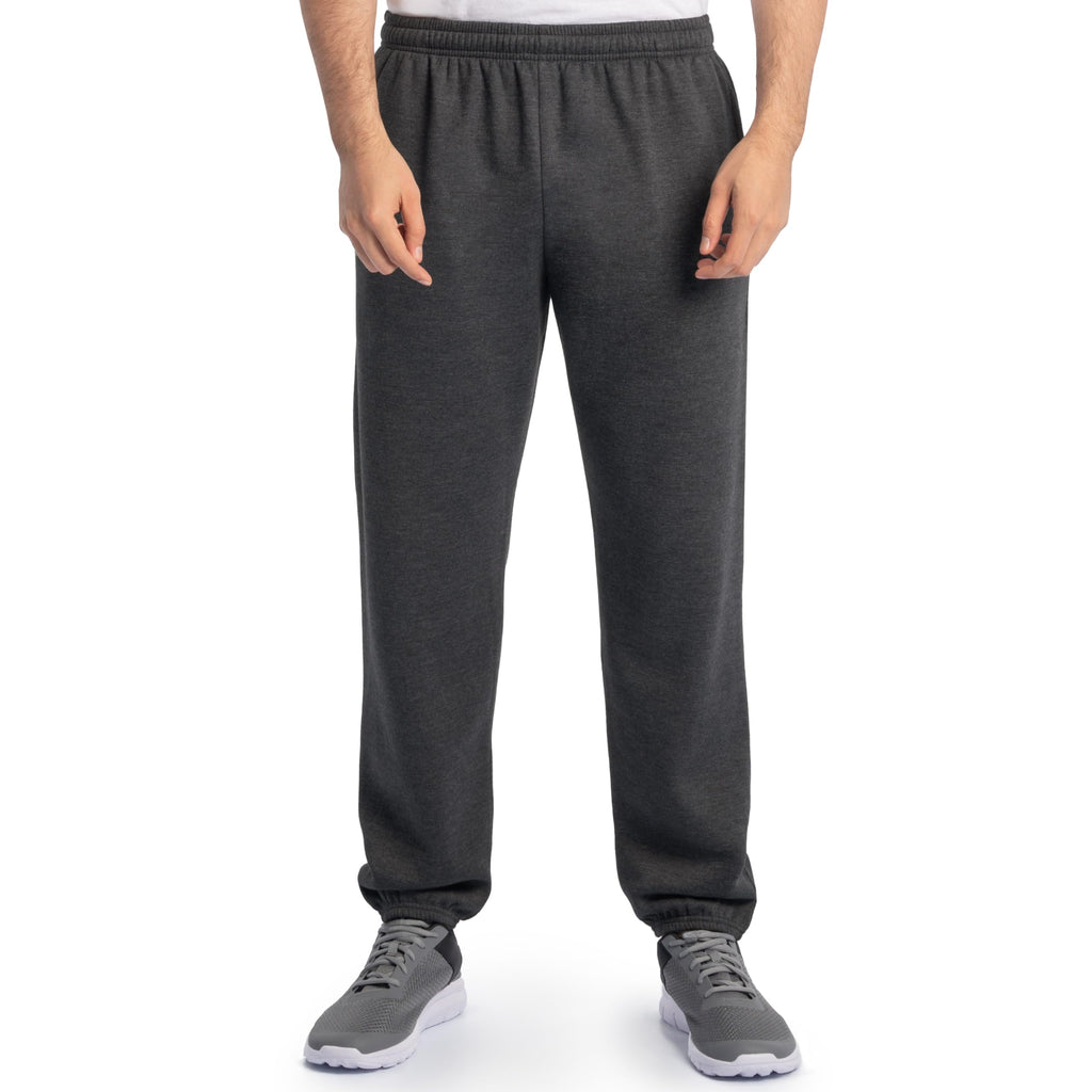 Fruit of the Loom Eversoft Fleece Elastic Bottom Sweatpants with Pockets, Relaxed Fit, Moisture Wicking, Breathable Jansha Store