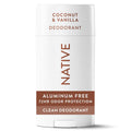 Native Deodorant Contains Naturally Derived Ingredients, 72 Hour Odor Control, Deodorant for Women and Men, Aluminum Free, Coconut & Vanilla 2.65oz Jansha Store