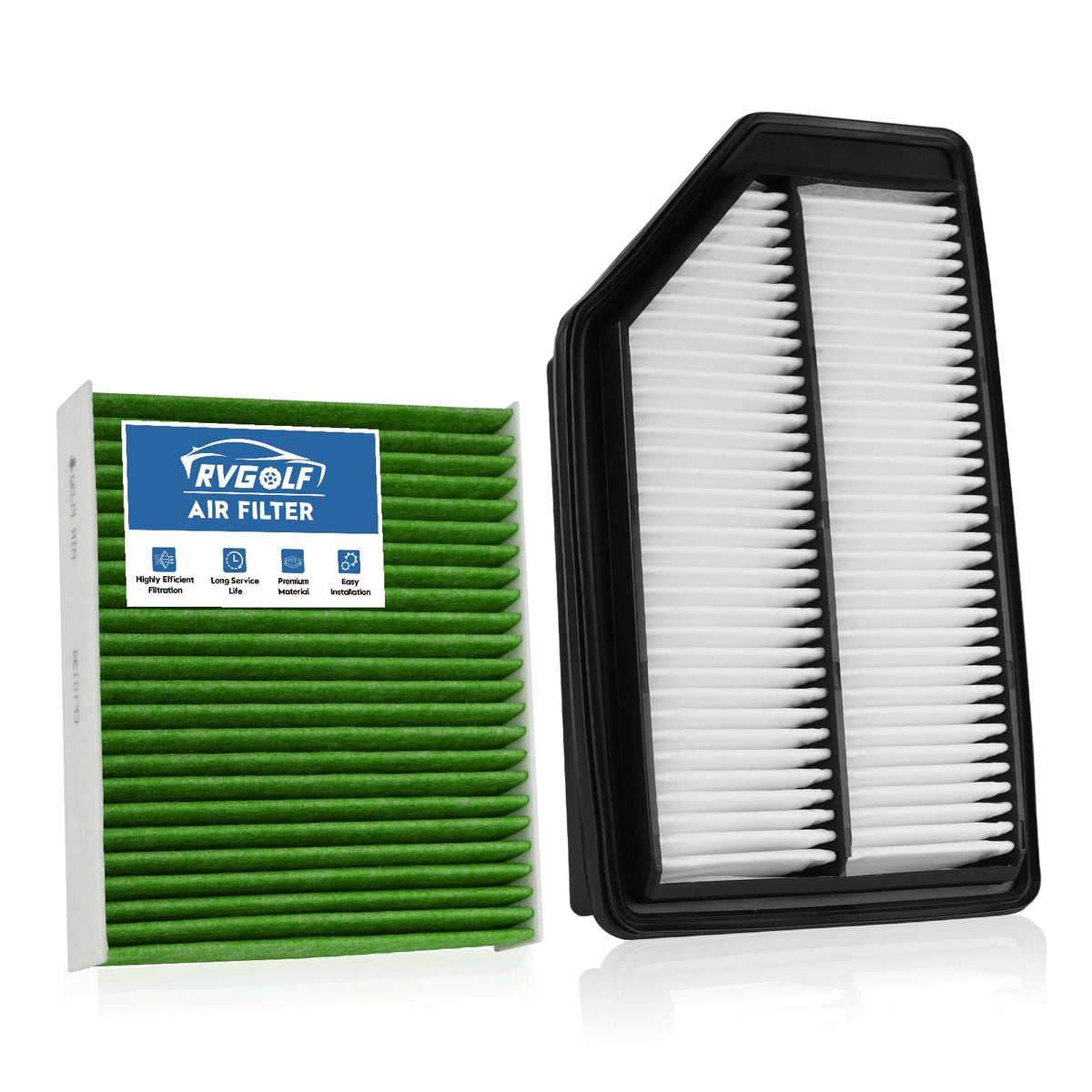Not for Hybrid, Engine+Cabin Air Filter Fit 2015-2019 Sonata 2.4L (Gas) Jansha Store