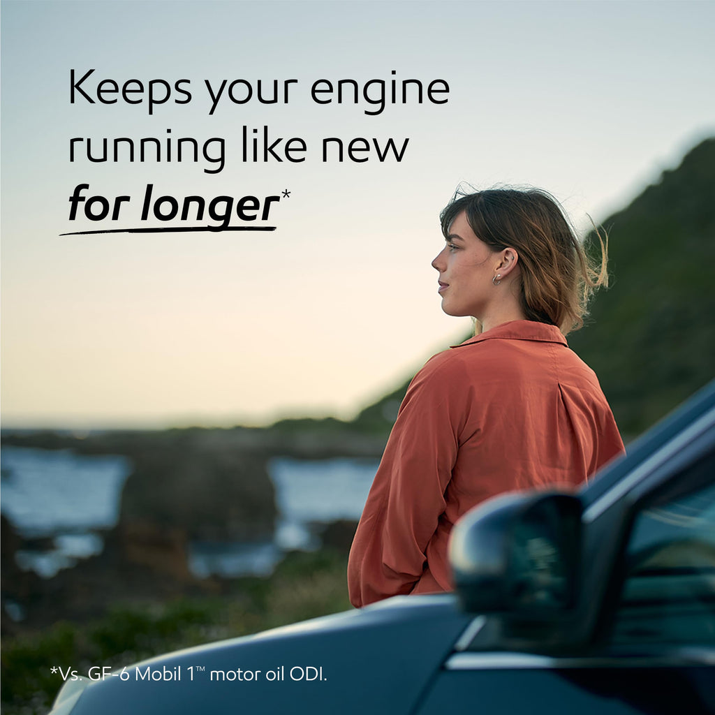 Mobil 1 Advanced Fuel Economy Full Synthetic Motor Oil 0W-20, 5 Quart Jansha Store