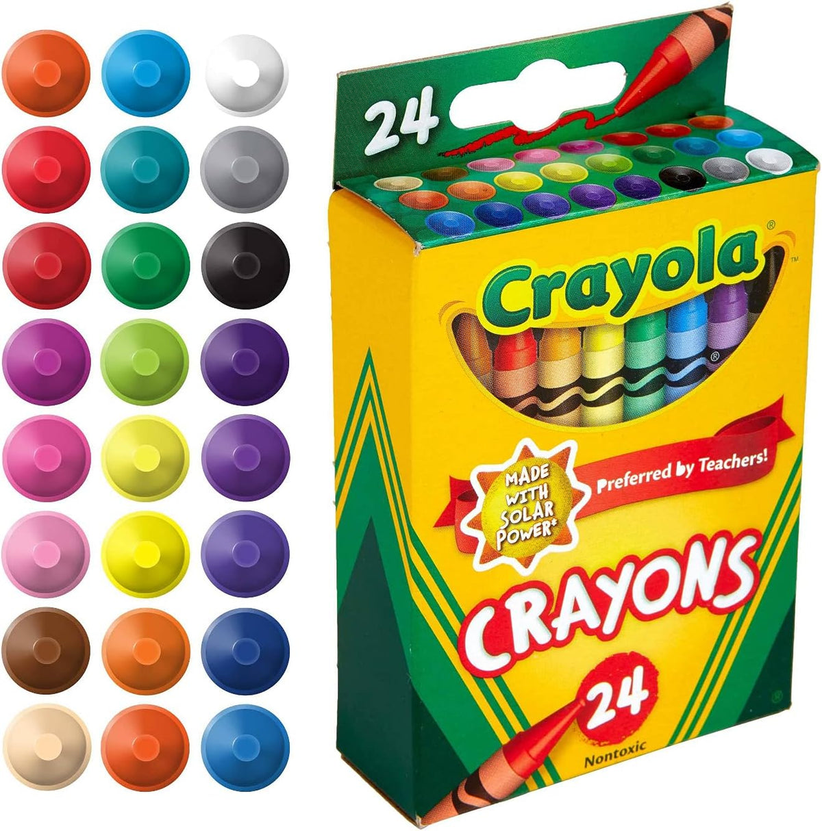 Crayola Crayons 24 ct (Pack of 2) Jansha Store