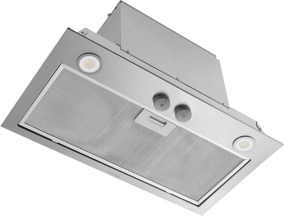Broan- NuTone PM400SS Custom Cabinet Built-in 3-Speed Power Pack Insert with LED Lighting and 450 Max Blower CFM, 21-Inch, Stainless Steel Jansha Store
