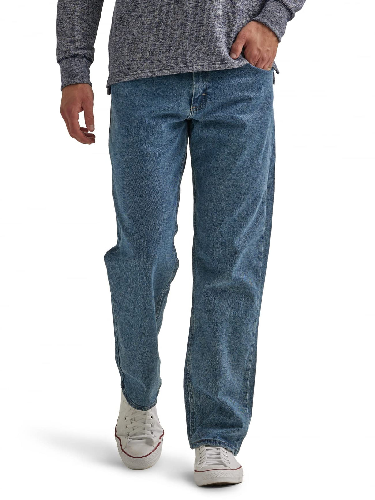 Wrangler Authentics Men's Regular Fit Comfort Flex Waist Jean Jansha Store