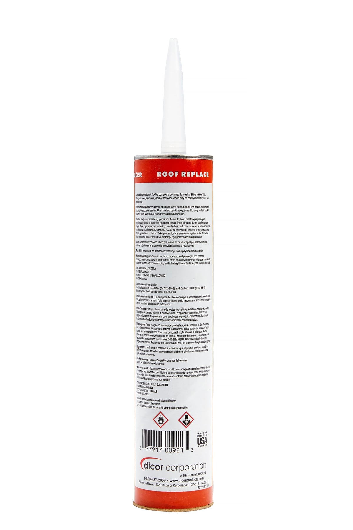 Dicor 501LSW-1 Self-Leveling Lap Sealant, White, 10.3 Oz, RV Roofing Jansha Store