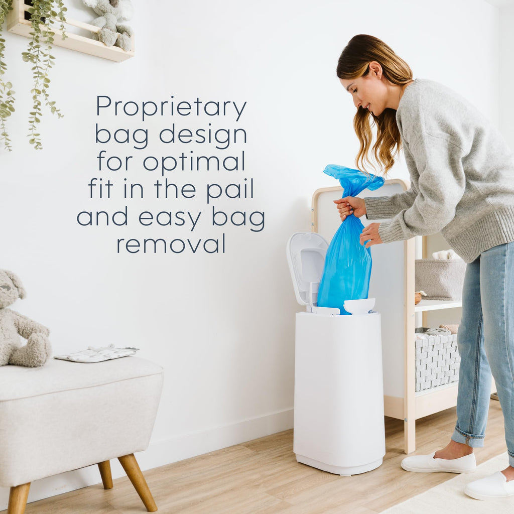 Diaper Genie Easy Roll Refill | 18 Bags Per Refill | Holds Up to 846 Newborn Diapers | Odor Control | Diaper Pail Refill Bags | Fits Diaper Genie Signature & Platinum Pails, Packaging may vary Jansha Store