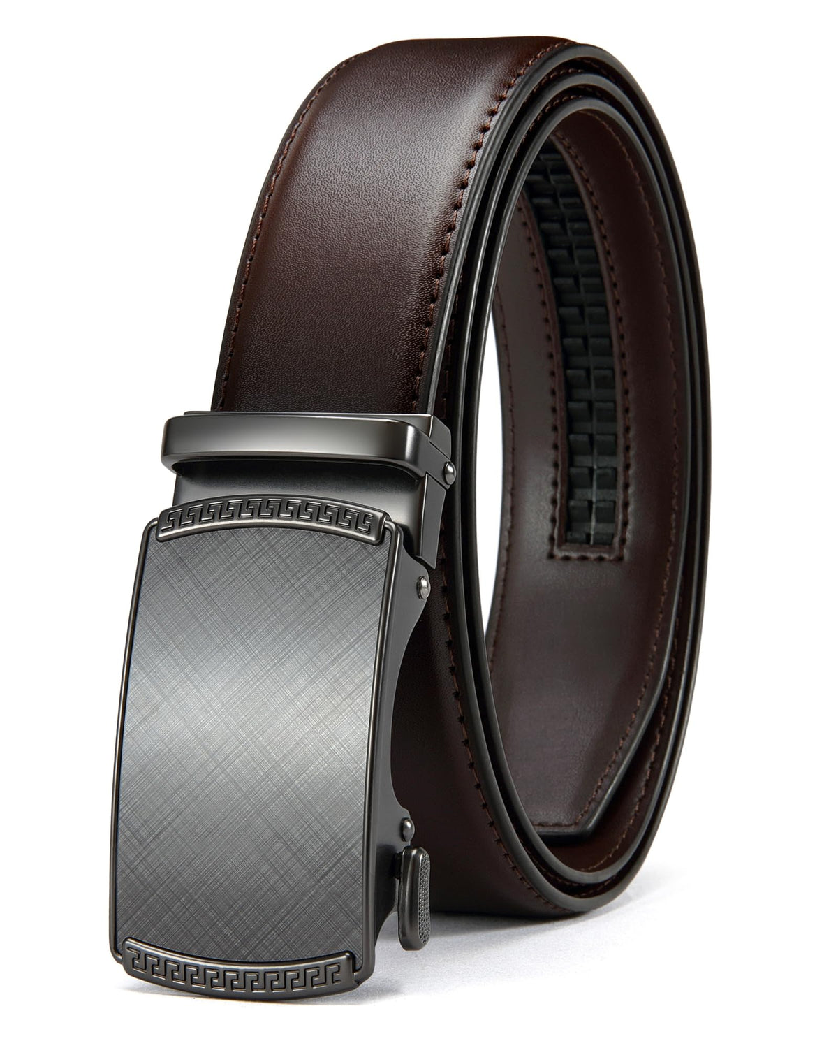 CHAOREN Men's Leather Ratchet Belt - Customizable Fit (35mm) Jansha Store