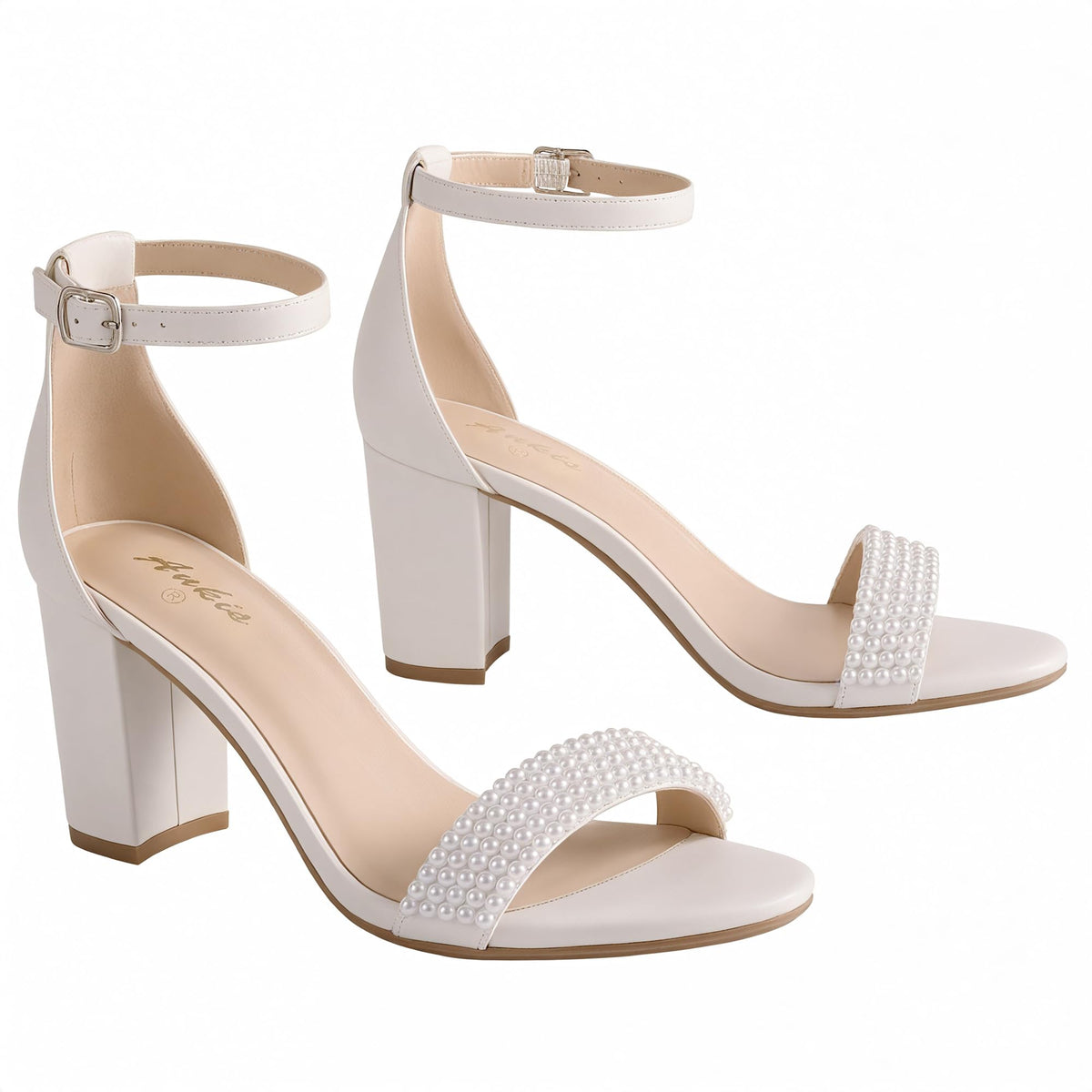 Ankis Heels for Women Open Toe Ankle Strap Chunky Heel Sandals 2.75 Inch Jansha Store