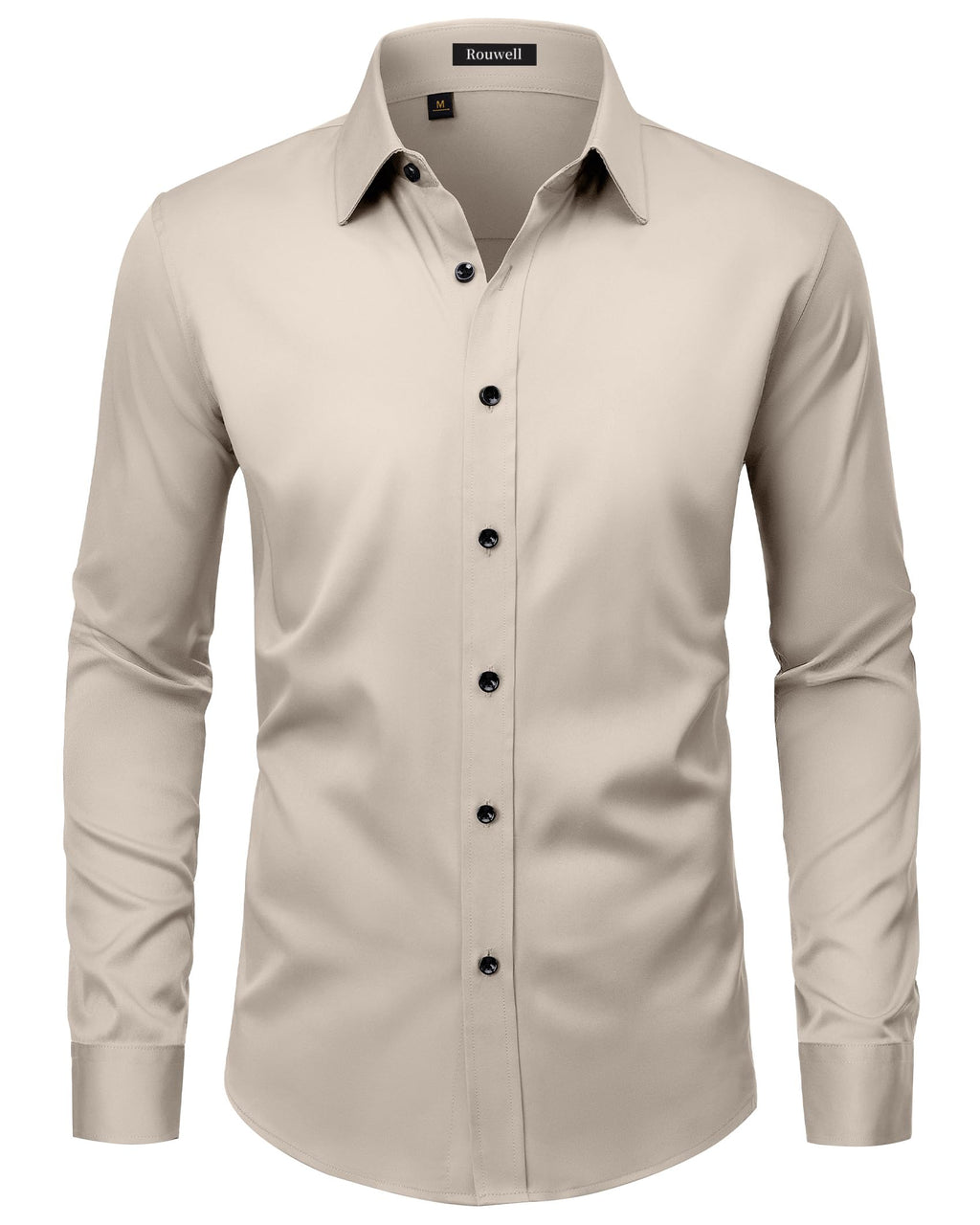 Men’s Wrinkle Free Dress Shirts Regular Fit Long Sleeve Non Iron Business Casual Wedding Stretch Button Down Shirt Jansha Store