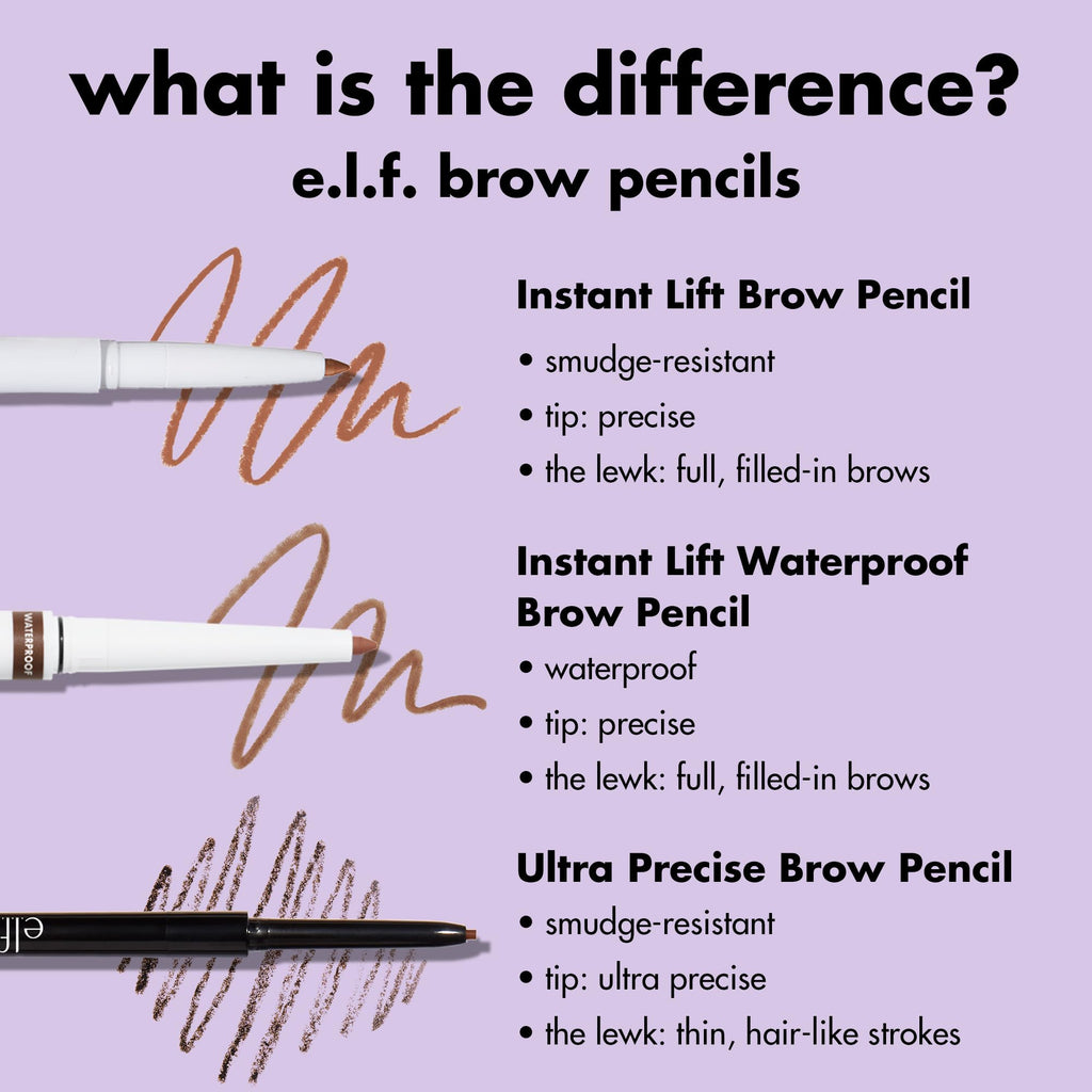 e.l.f. Instant Lift Brow Pencil, Dual-Sided, Taupe Jansha Store