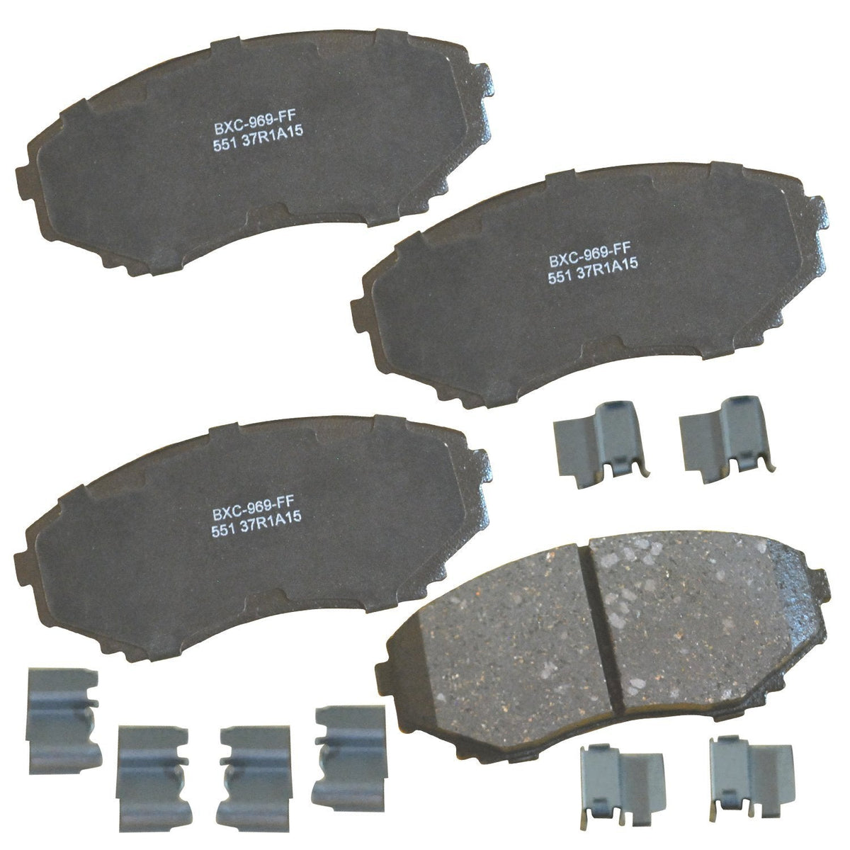 Bendix Premium SBC436A Ceramic Front Brake Pads for Toyota 4Runner 2002-2001, Hilux 2004, Tacoma 1998-1995 Jansha Store