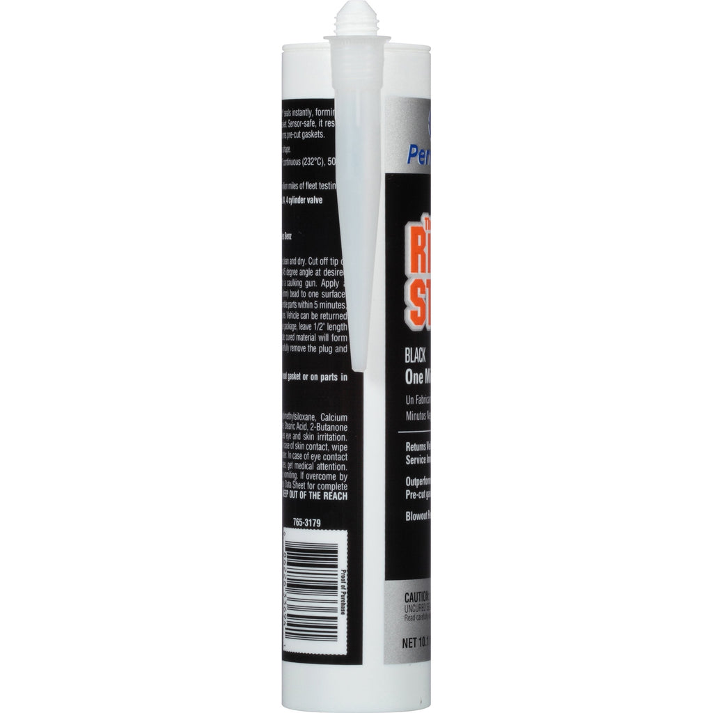 Permatex 82180 Ultra Black Maximum Oil Resistance RTV Silicone Gasket Maker, Sensor Safe and Non-Corrosive, for High Flex and Oil Resistant Applications 3 oz Jansha Store