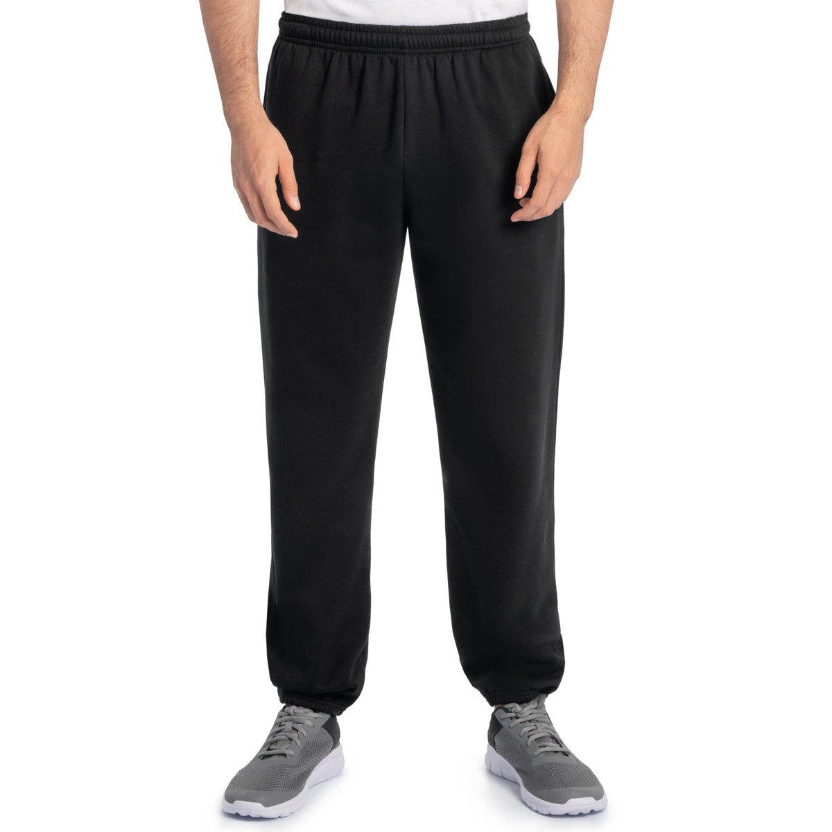Fruit of the Loom Eversoft Fleece Elastic Bottom Sweatpants with Pockets, Relaxed Fit, Moisture Wicking, Breathable Jansha Store