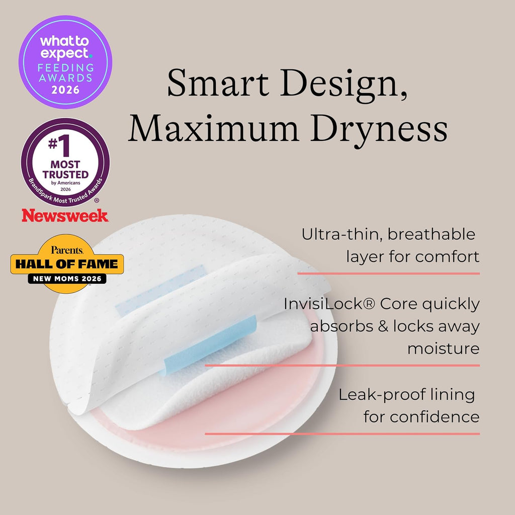 Lansinoh Stay Dry Disposable Nursing Pads, 100 Count Jansha Store