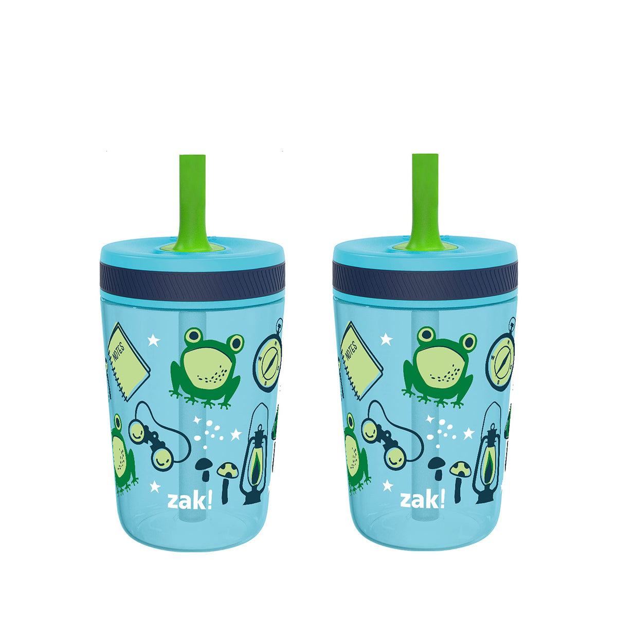 Zak Designs Blippi Kelso Toddler Cups For Travel or At Home, 2-Count Durable Plastic Sippy Cups With Leak-Proof Design is Perfect For Kids (Blippi), 15 Ounces (Pack of 12) Jansha Store