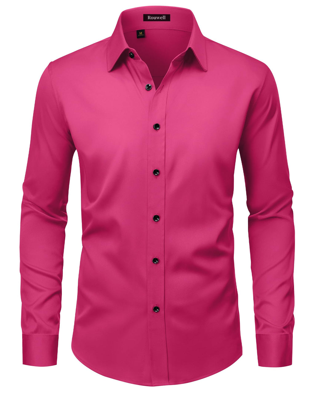 Men’s Wrinkle Free Dress Shirts Regular Fit Long Sleeve Non Iron Business Casual Wedding Stretch Button Down Shirt Jansha Store