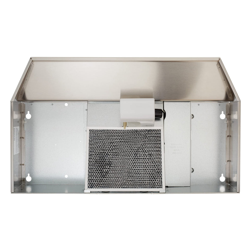 Broan-NuTone 413023 Ductless Range Hood Insert with Light, Exhaust Fan for Under Cabinet, 30-Inch, Black Jansha Store