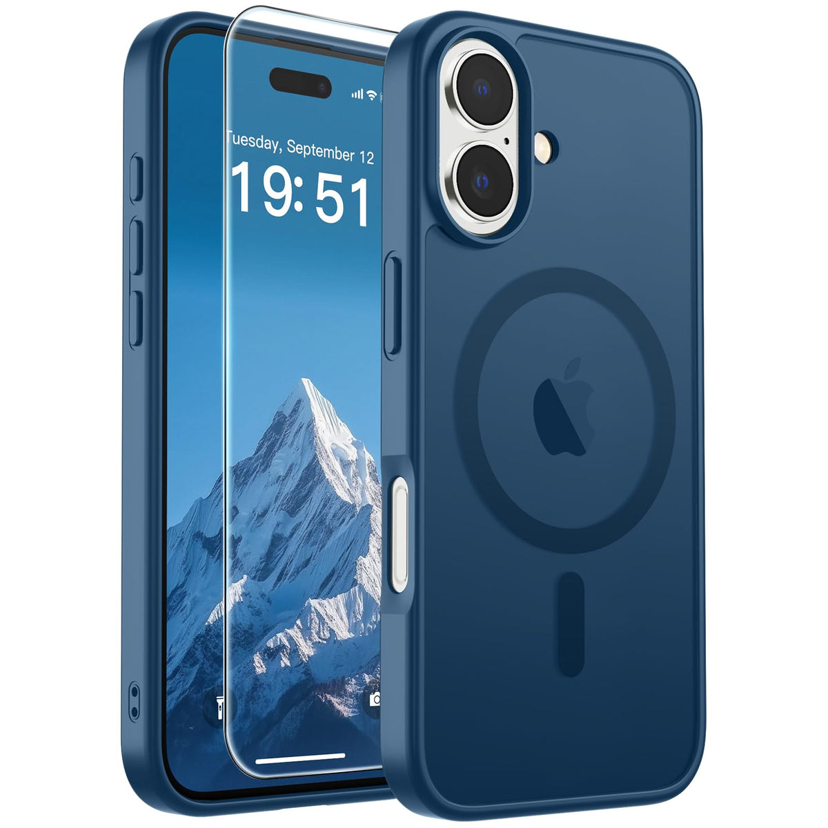 SUPFINE Magnetic for iPhone 12 Mini Case/iPhone 13 Mini Case Black Jansha Store