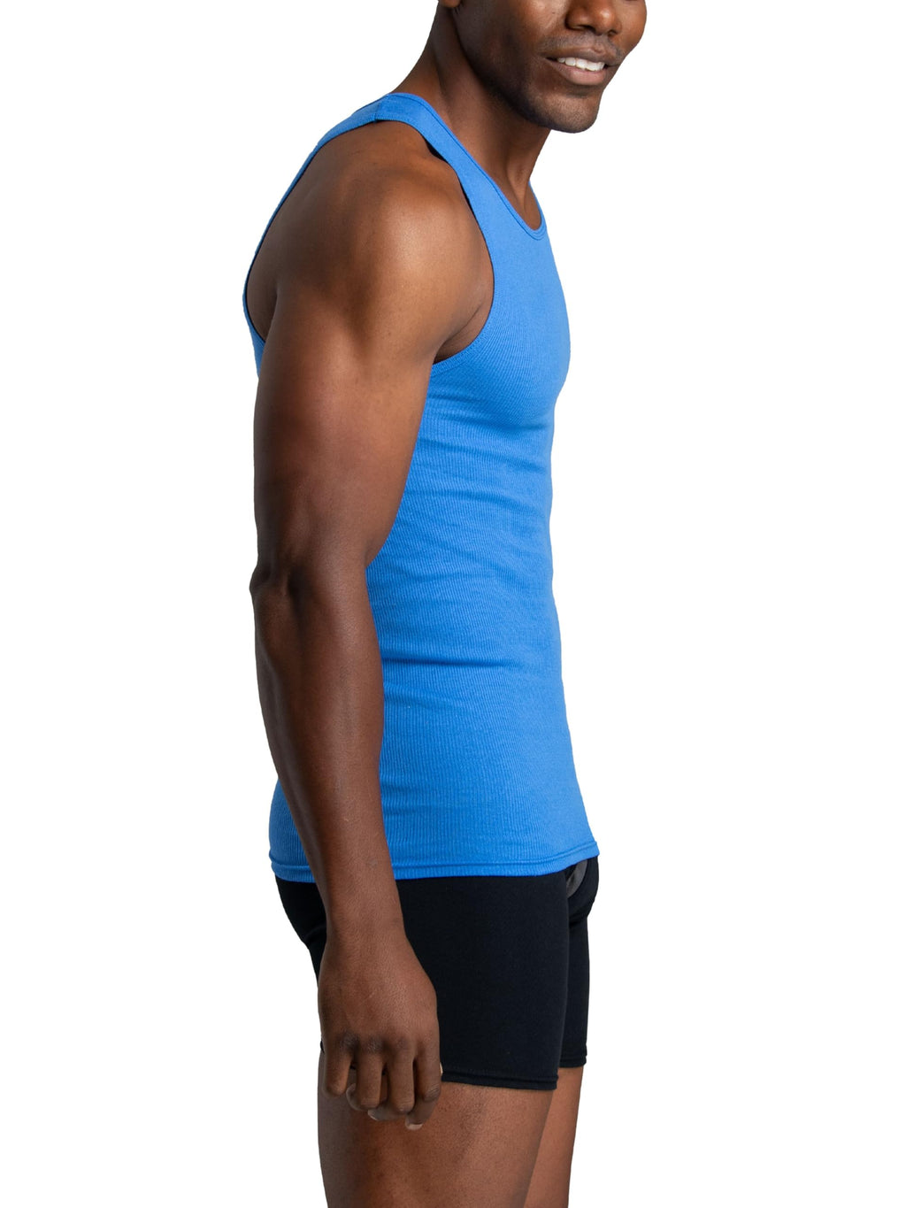 Fruit of the Loom Men's Sleeveless Tag Free Moisture Wicking Tank A-Shirt Jansha Store