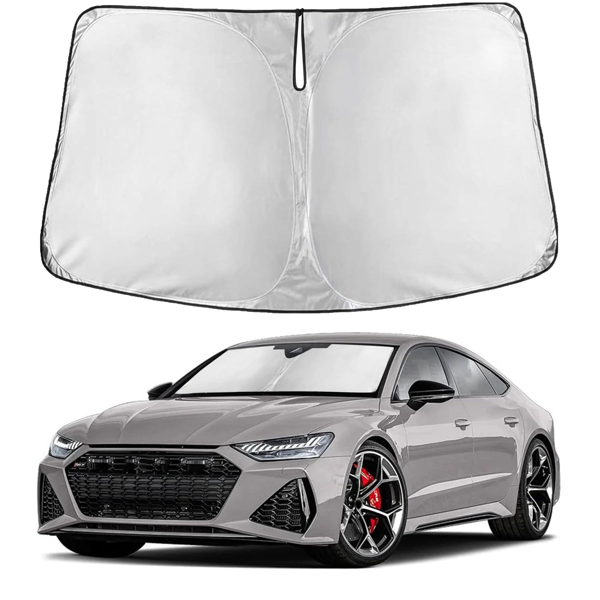 EcoNour Car Windshield Sun Shade, Front Window Sun Blocker for SUVs,Sedan Jansha Store
