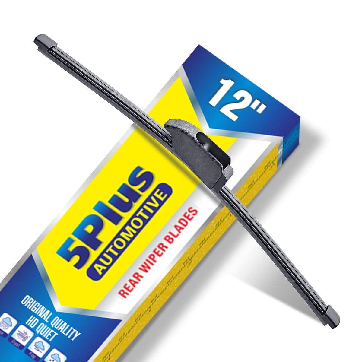 5 PLUS RearQuiet 12 Inch Rear Wiper Blade,OEM Replacement Rear Window Wiper Jansha Store