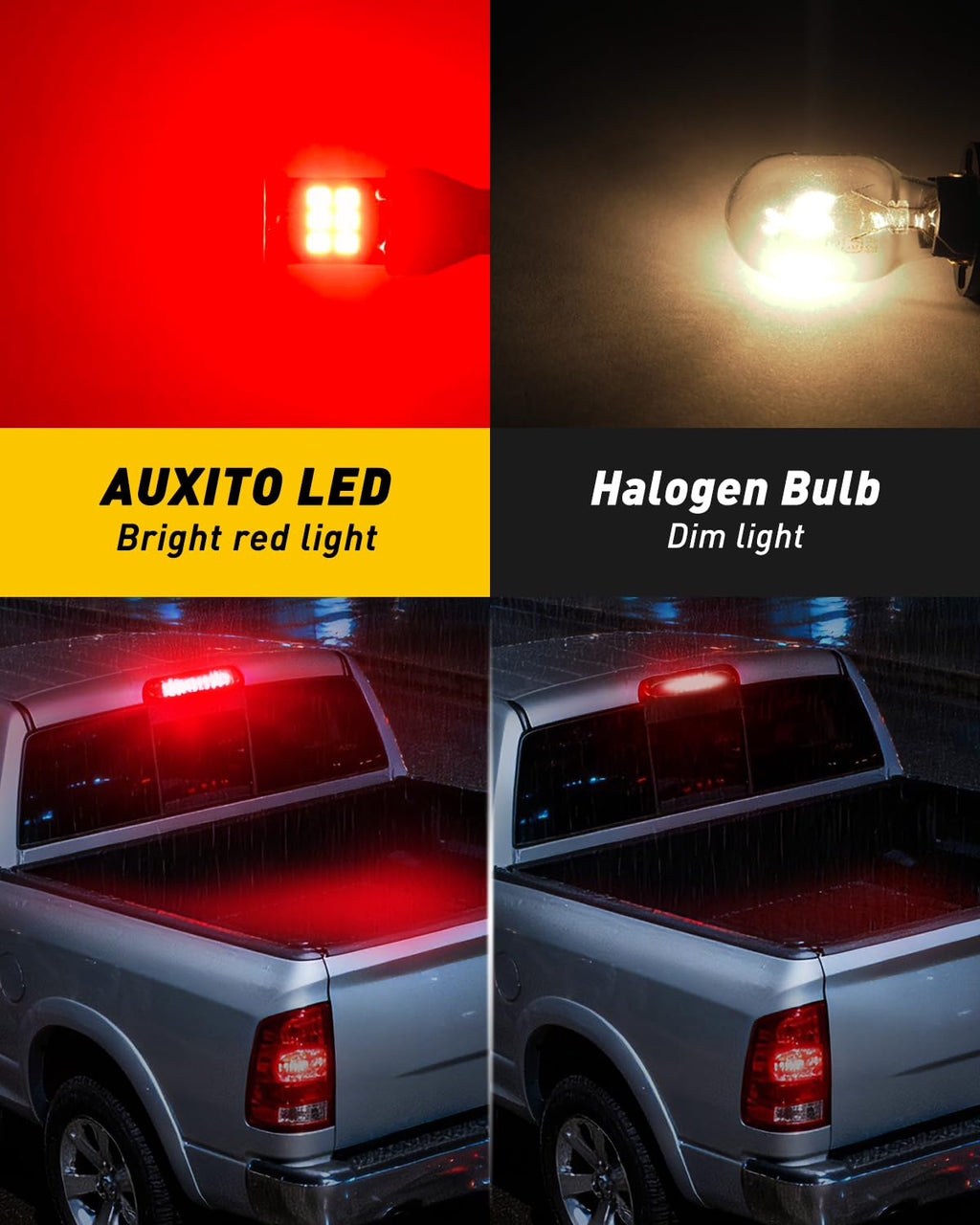 AUXITO 912 921 LED Bulb for Backup Light Reverse Lights High Power 2835 15-SMD Chipsets Error Free T15 906 922 W16W Bulbs, 6000K White, Automotive Light Bulbs (Upgraded, Pack of 2) Jansha Store