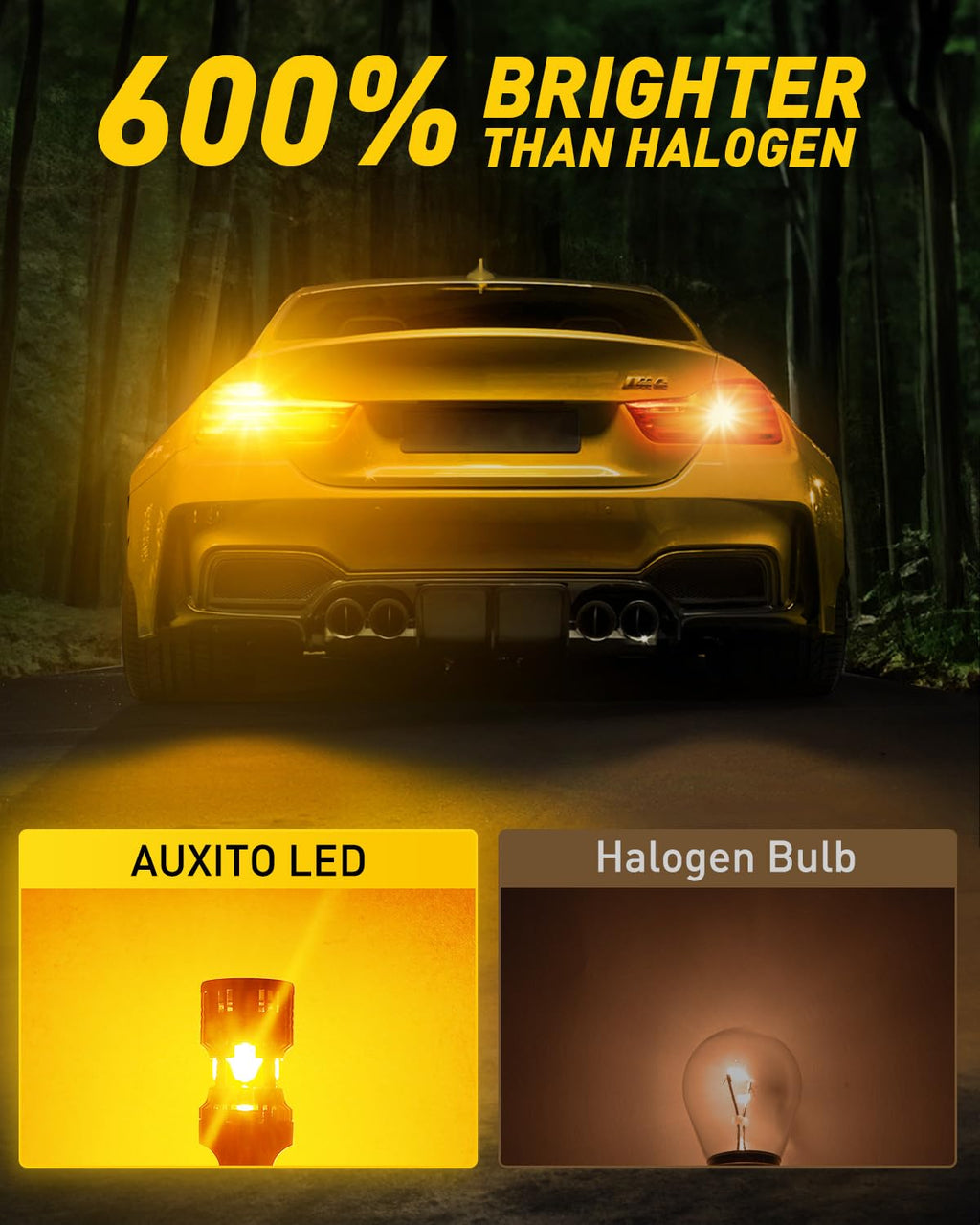 AUXITO 912 921 LED Bulb for Backup Light Reverse Lights High Power 2835 15-SMD Chipsets Error Free T15 906 922 W16W Bulbs, 6000K White, Automotive Light Bulbs (Upgraded, Pack of 2) Jansha Store