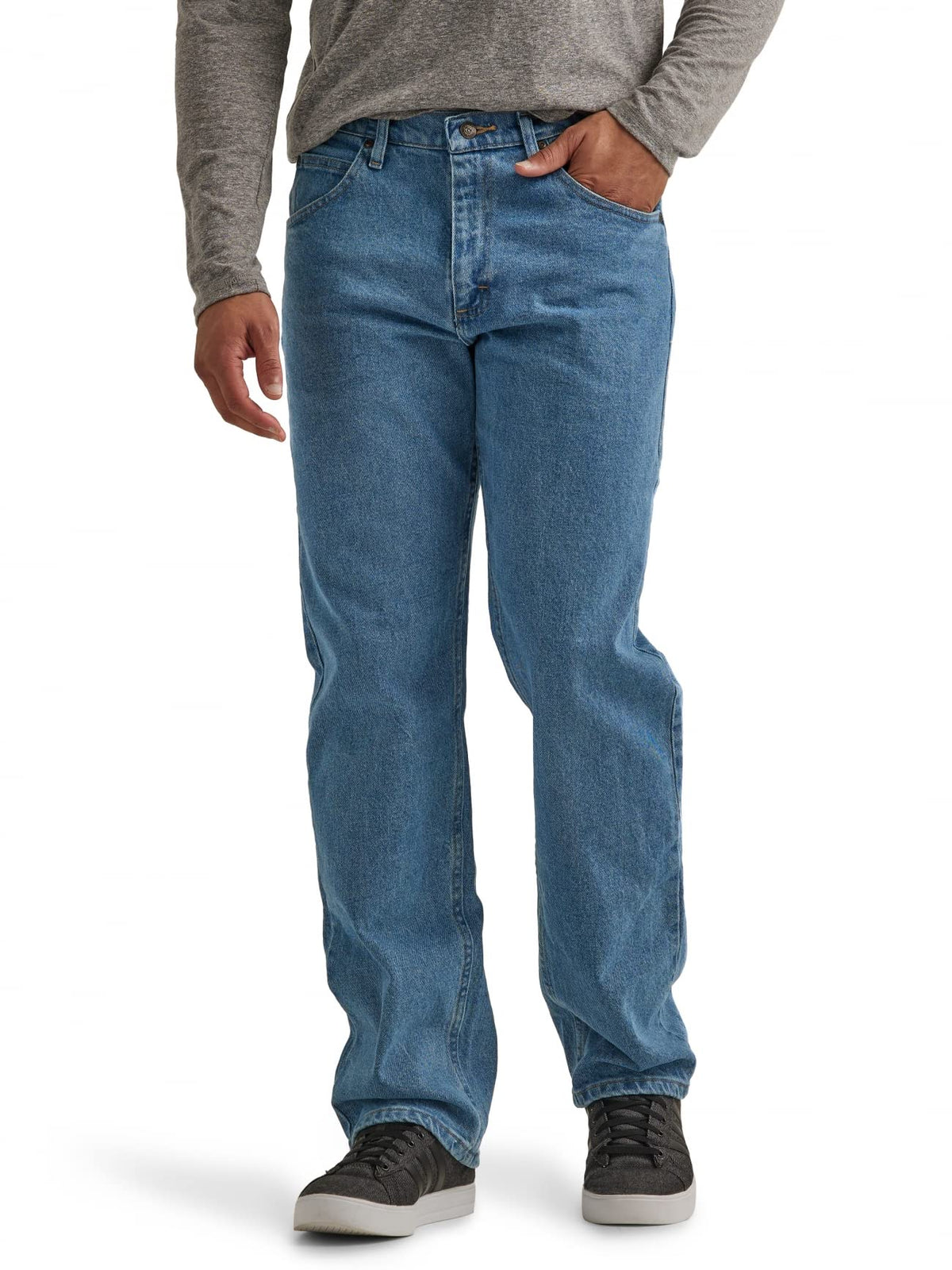 Wrangler Authentics Men's Regular Fit Comfort Flex Waist Jean Jansha Store