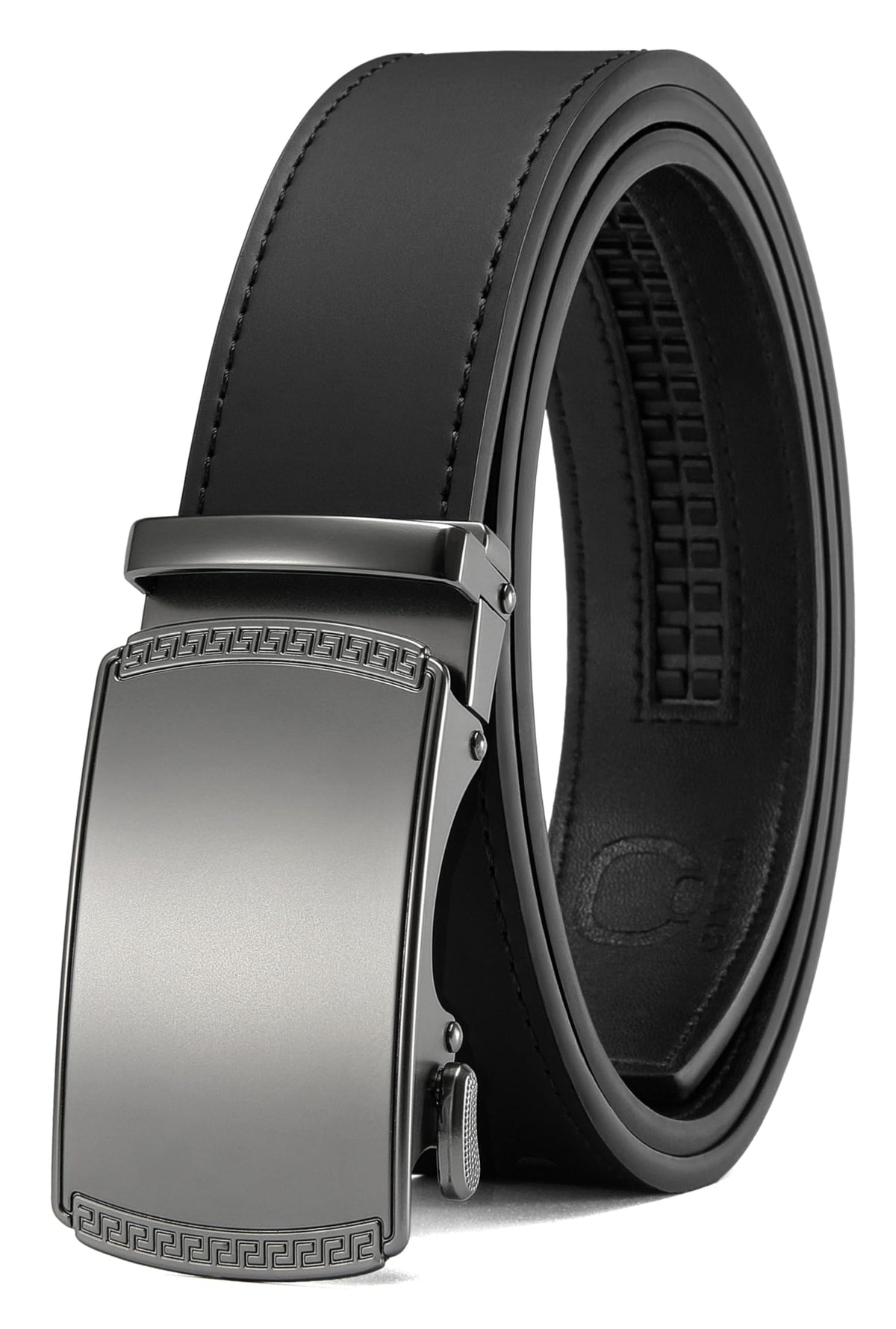 CHAOREN Men's Leather Ratchet Belt - Customizable Fit (35mm) Jansha Store