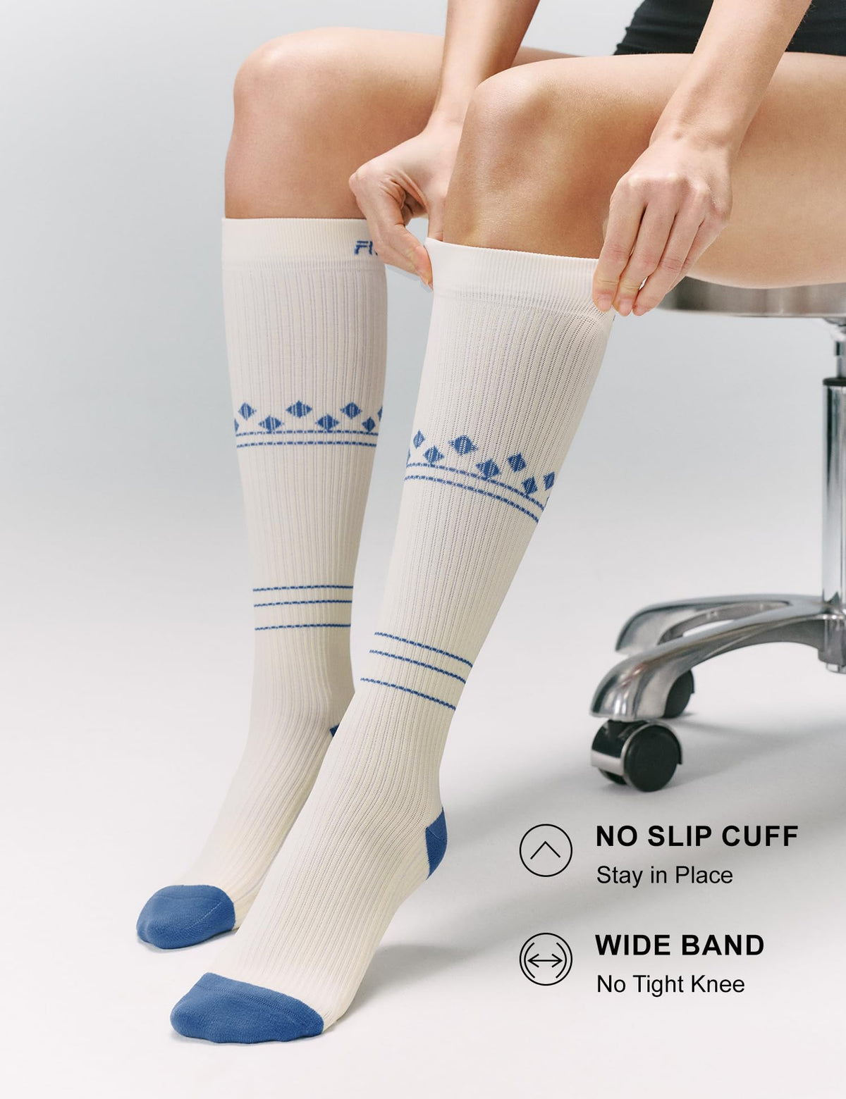 FITRELL 3 Pairs Compression Socks for Women and Men 20-30mmHg-Circulation Support Socks Jansha Store