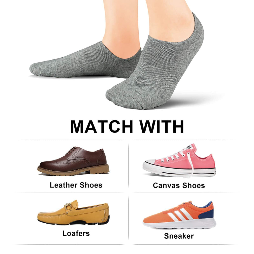 wernies No Show Socks Women Low Cut Ankle Socks Non Slip 4/8 Pairs Jansha Store