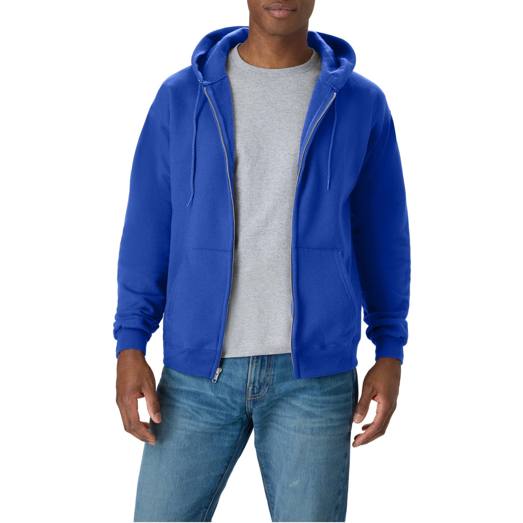 Hanes Men's Zip-up Hoodie, Ecosmart Fleece Full-zip Hoodie for Men, Hooded Sweatshirt Jansha Store