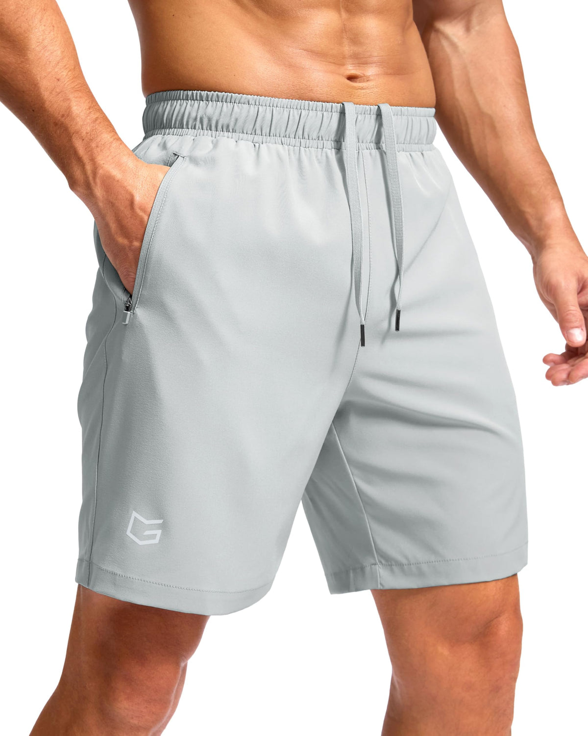 G Gradual Men's Athletic Running Shorts with 2 Zipper Pockets 7"/ 5"/ 9" Jansha Store