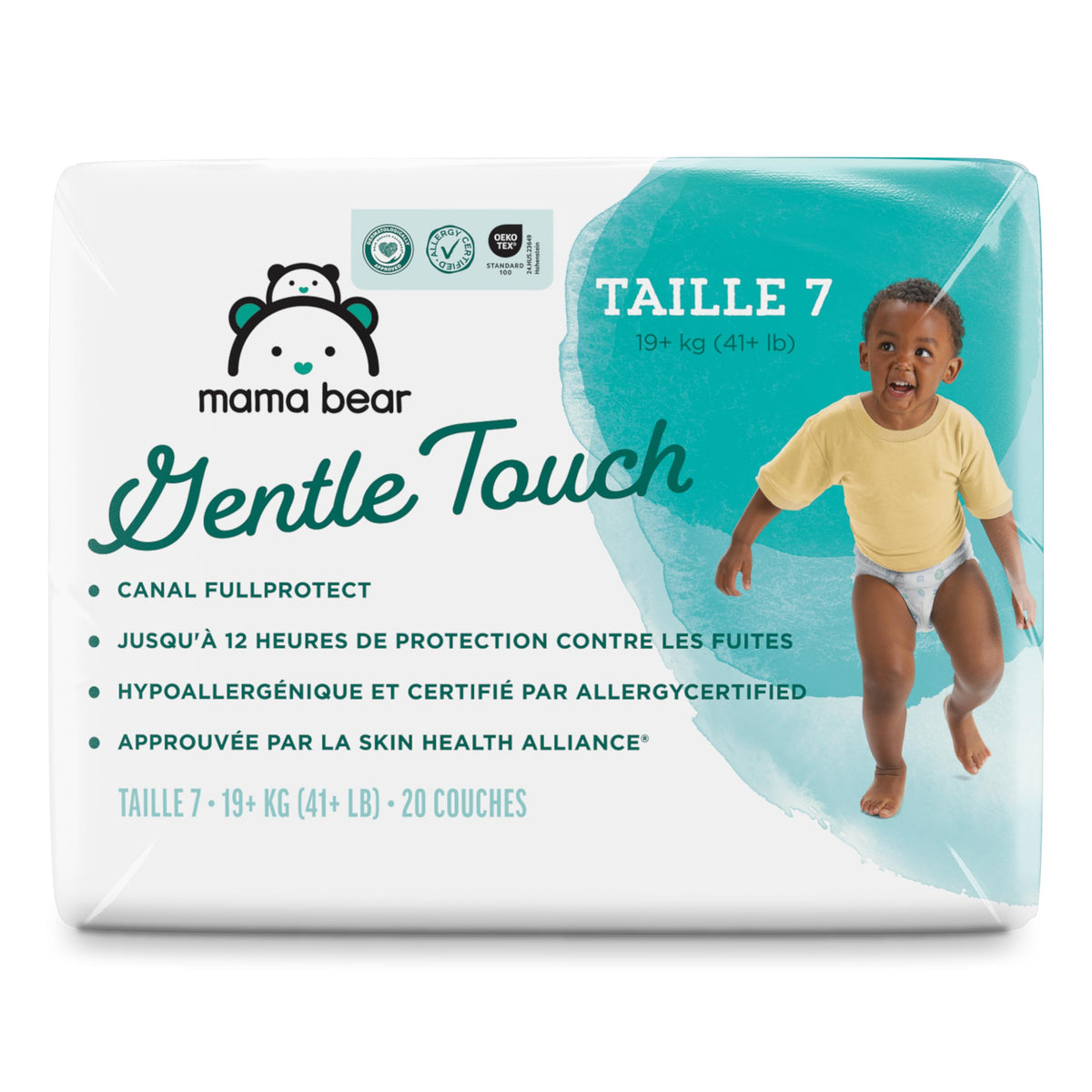 Amazon Brand - Mama Bear Gentle Touch Baby Diapers, Size 5, 27+ lb, Leak Protection, 12 Hours Protection, Wetness Indicator, Hypoallergenic, 132 Count (4 packs of 33) Jansha Store