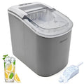 FRIGIDAIRE EFIC189-Silver Compact Ice Maker, 26 lb per Day, Silver Jansha Store