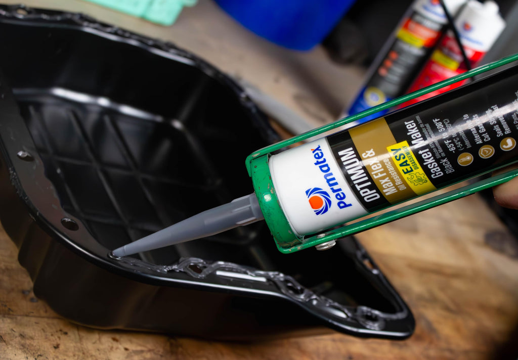 Permatex 82180 Ultra Black Maximum Oil Resistance RTV Silicone Gasket Maker, Sensor Safe and Non-Corrosive, for High Flex and Oil Resistant Applications 3 oz Jansha Store