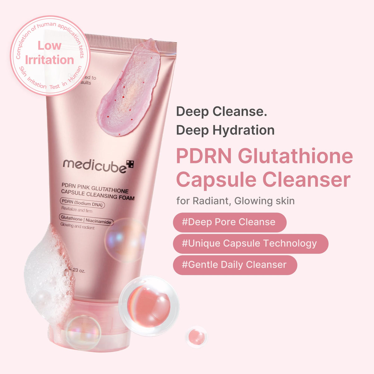 medicube Facial Cleanser Zero Pore Capsule Foam Cleanser Jansha Store