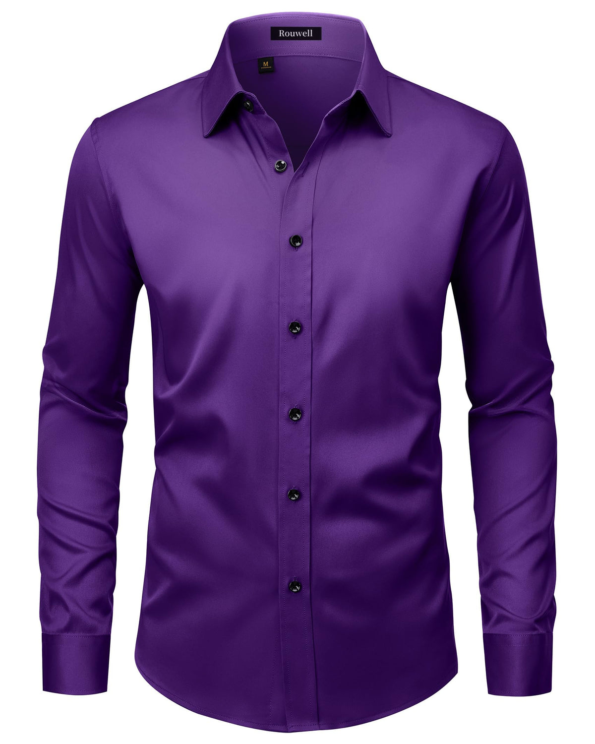 Men’s Wrinkle Free Dress Shirts Regular Fit Long Sleeve Non Iron Business Casual Wedding Stretch Button Down Shirt Jansha Store