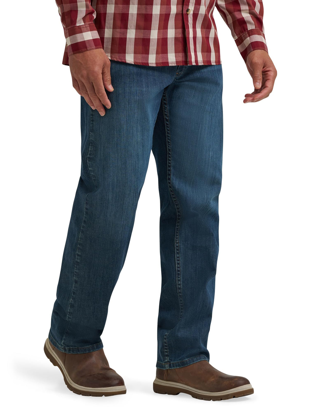 Wrangler Authentics Men's Regular Fit Comfort Flex Waist Jean Jansha Store
