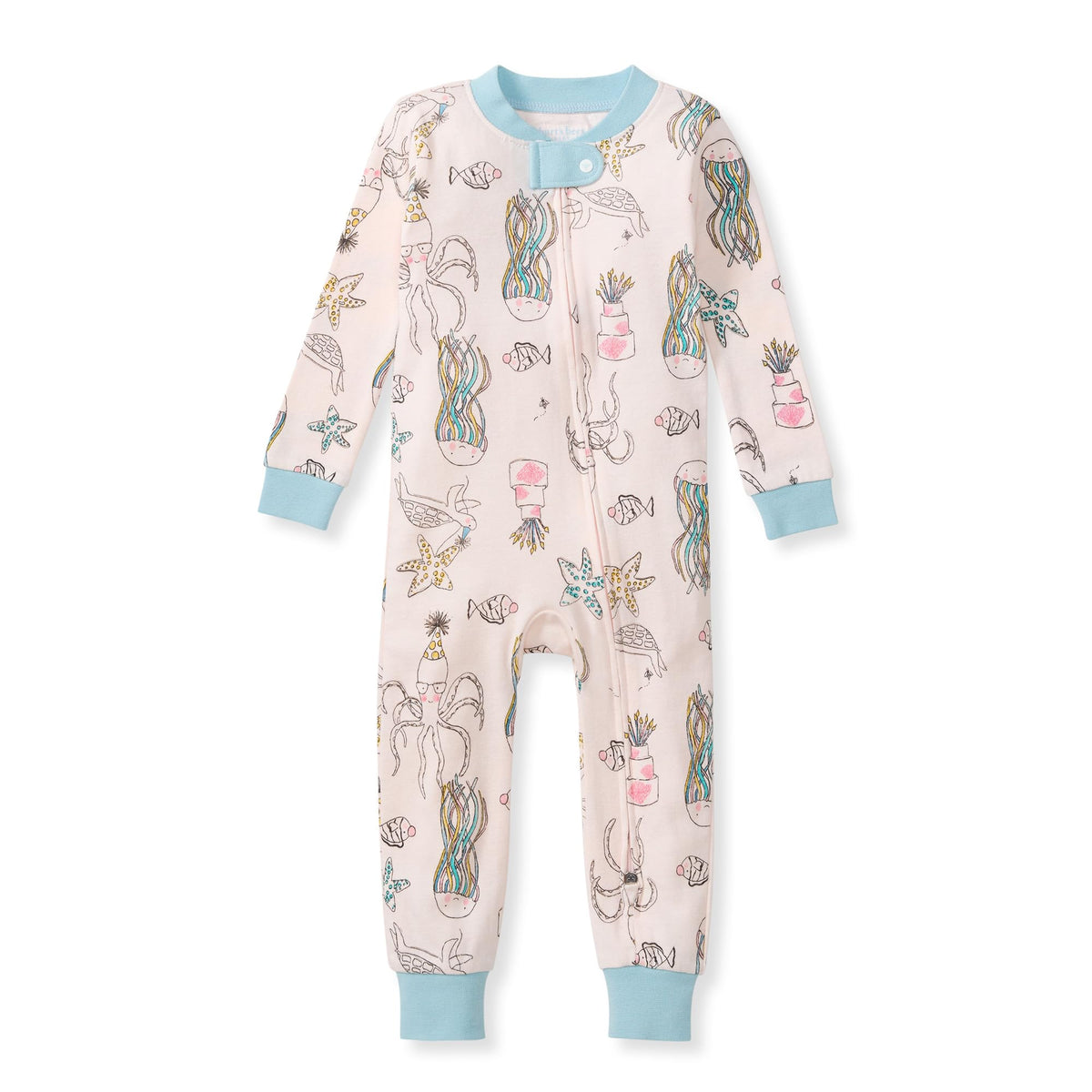Burt's Bees Baby Baby Girl's Pajamas Sleep and Play Jansha Store
