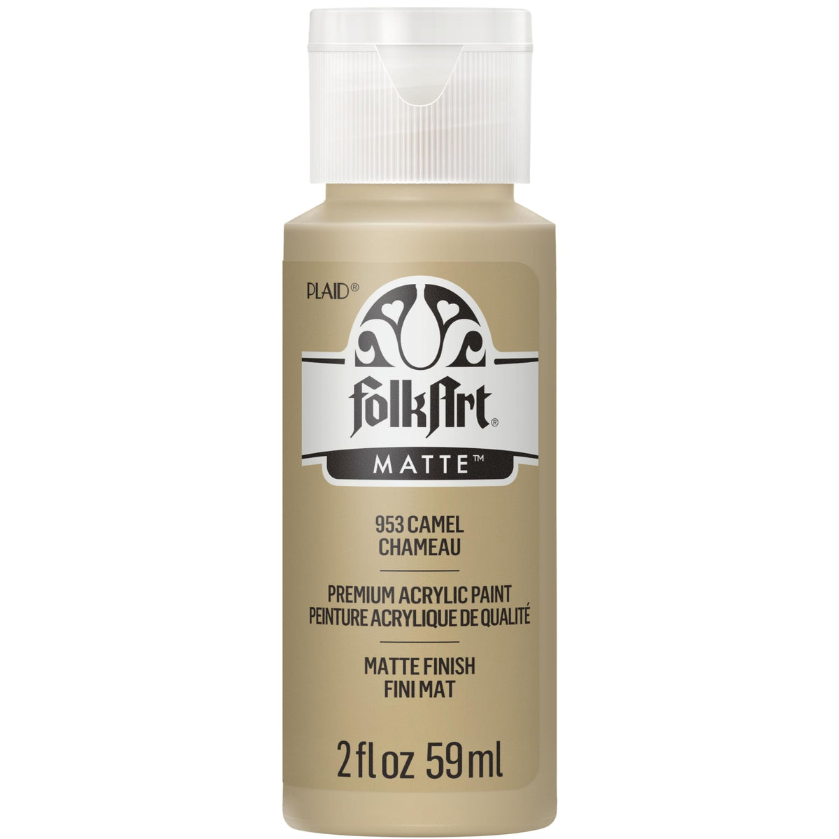 FolkArt Acrylic Paint in Assorted Colors (2 oz), 2559, Coffee Latte Jansha Store