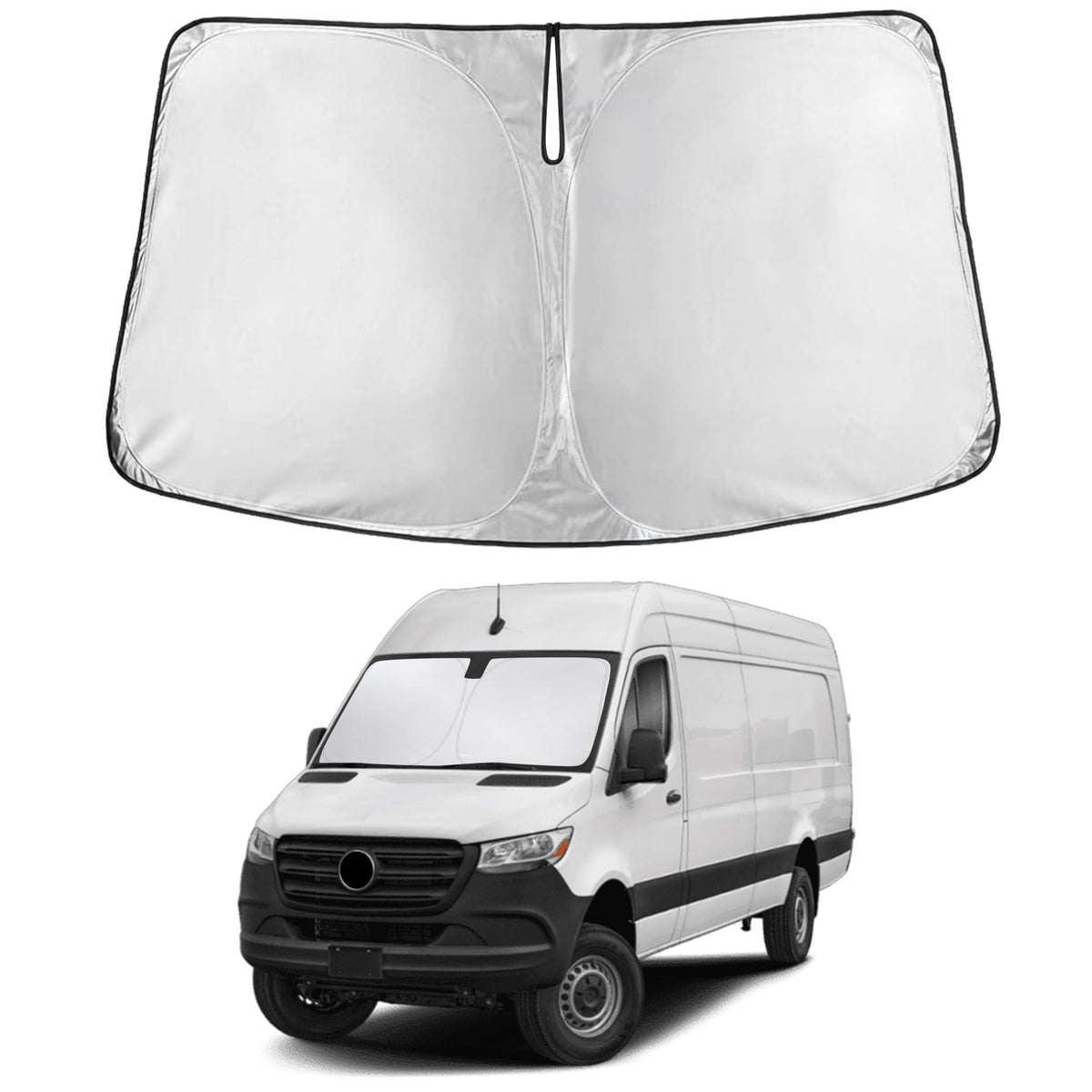 EcoNour Car Windshield Sun Shade, Front Window Sun Blocker for SUVs,Sedan Jansha Store