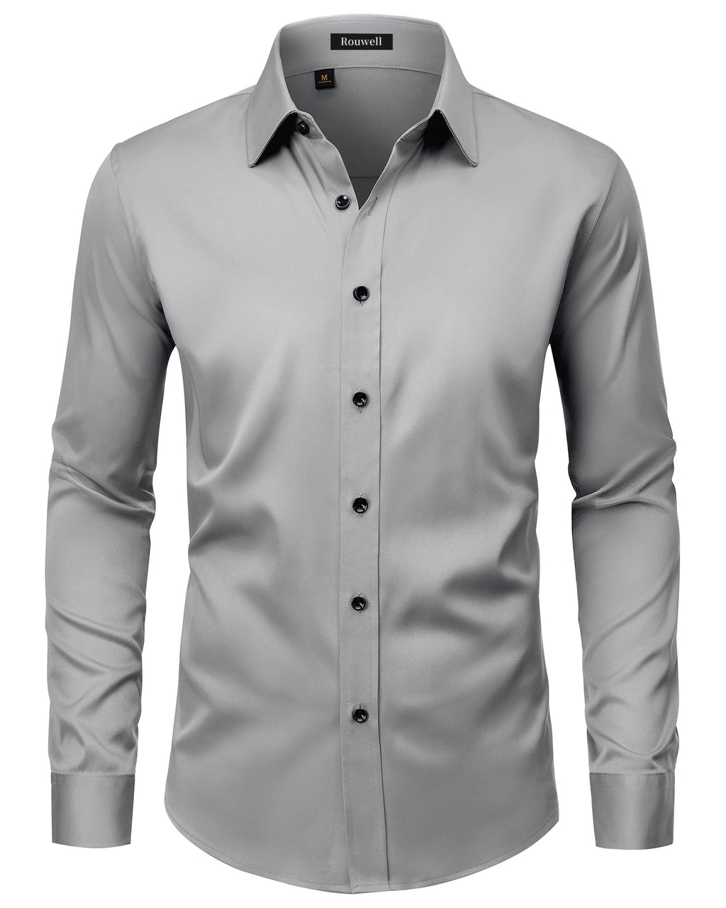 Men’s Wrinkle Free Dress Shirts Regular Fit Long Sleeve Non Iron Business Casual Wedding Stretch Button Down Shirt Jansha Store