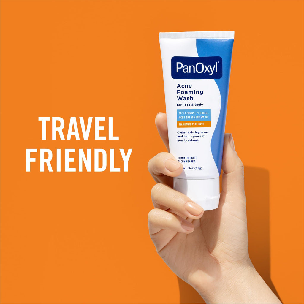 PanOxyl Acne Foaming Wash, 10% Benzoyl Peroxide, For Face & Body, 5.5 oz Jansha Store