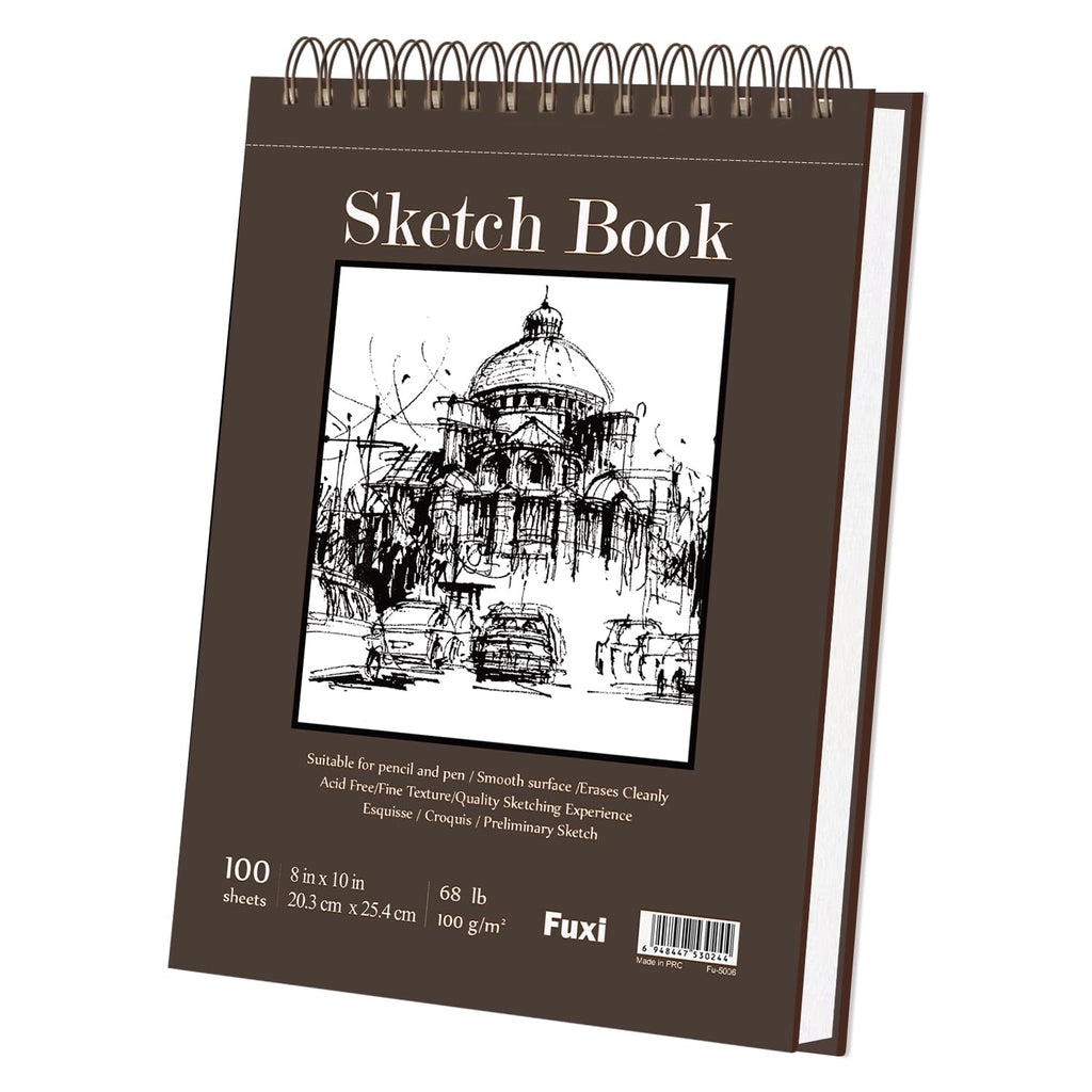 Fuxi Coloring Book & Sketchbook Set, 2-Pack, 9 x 12 in Jansha Store