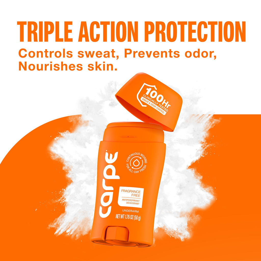 Carpe 100-Hour Antiperspirant Deodorant, Mountain Breeze - 2 Pack Jansha Store