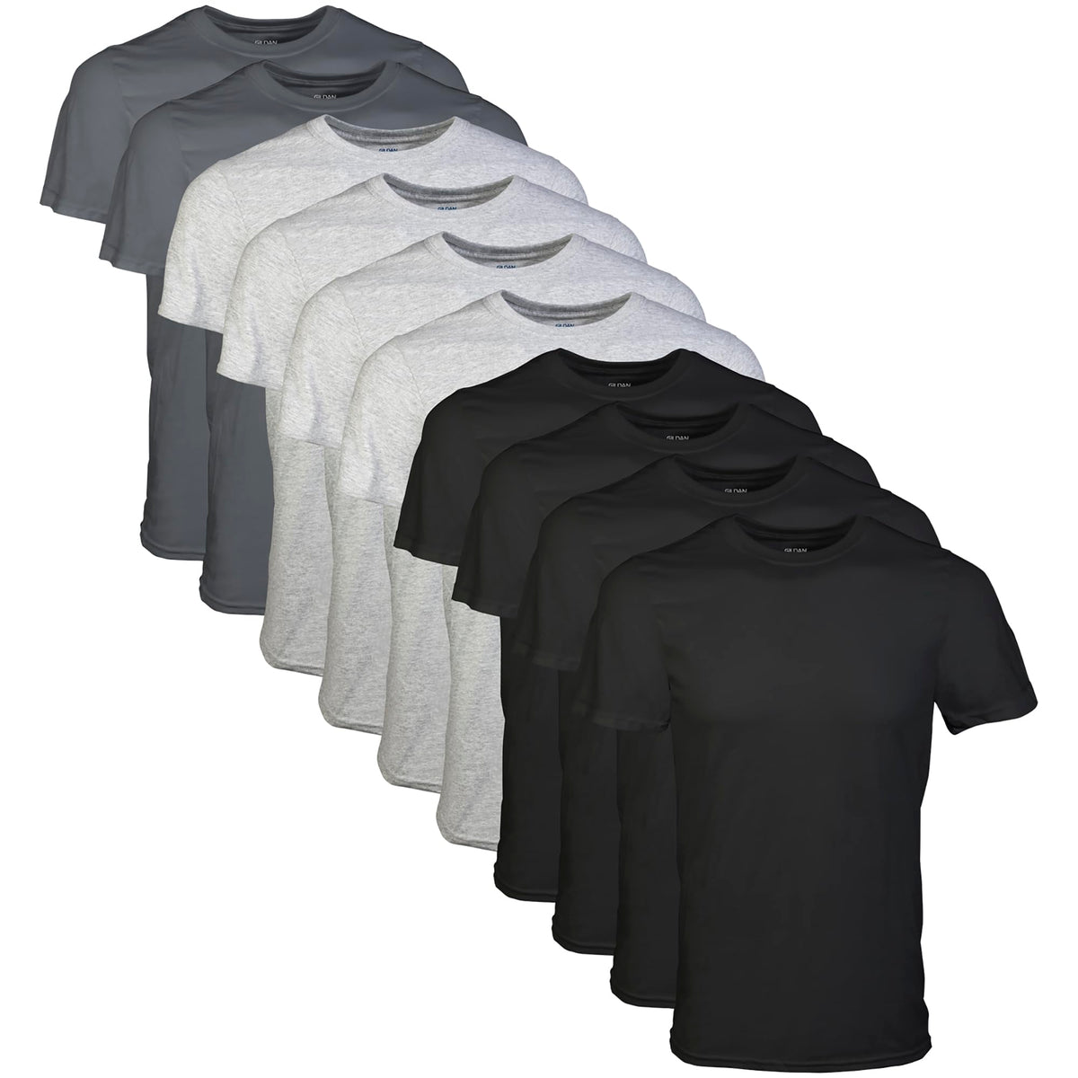 Gildan Men's Crew T-Shirts, Multipack, Style G1100 Jansha Store