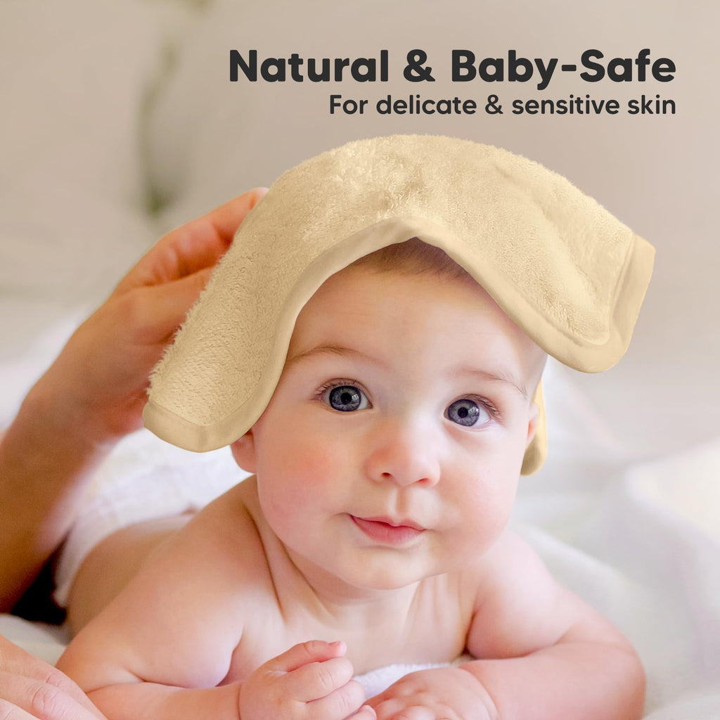 6-Pack Baby Washcloths, Soft Absorbent Washcloths for Face, Body (Rosy) Jansha Store